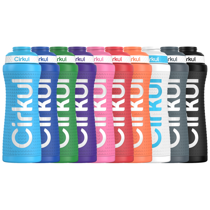 22oz. Grip Stainless Steel Bottle & Sport Lid X6